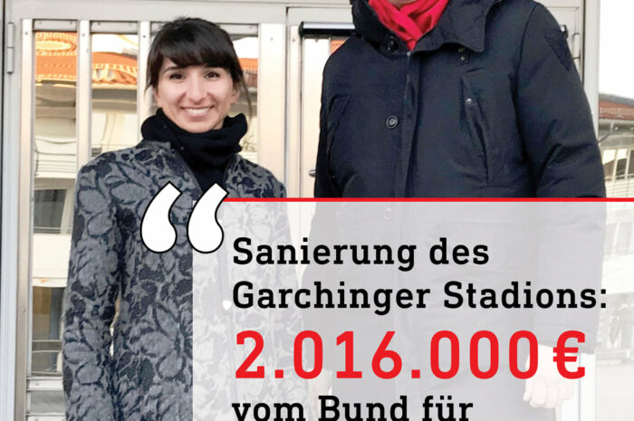 2 Millionen Euro für das Garchinger Stadion