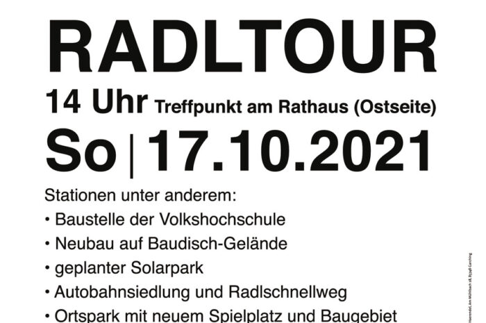 Radltour der SPD Garching