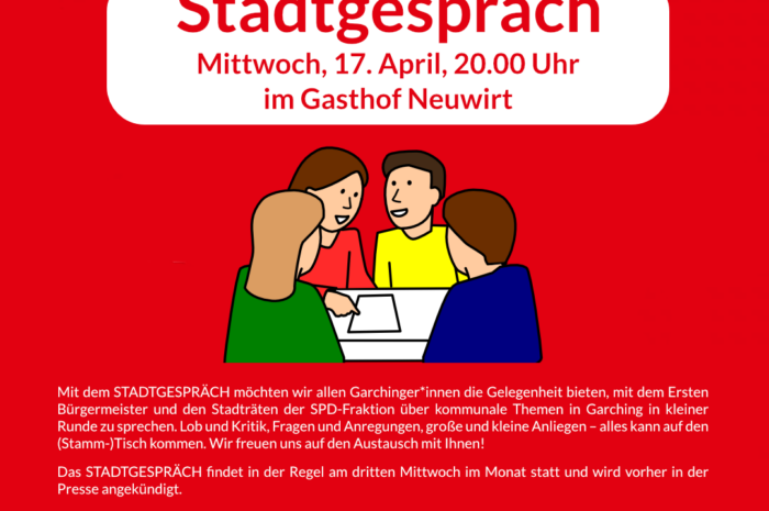 Stadtgespräch der SPD Garching