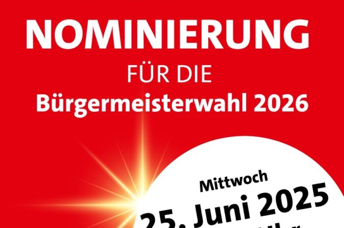 Aufstellungsversammlung für die Bürgermeisterwahl 2026